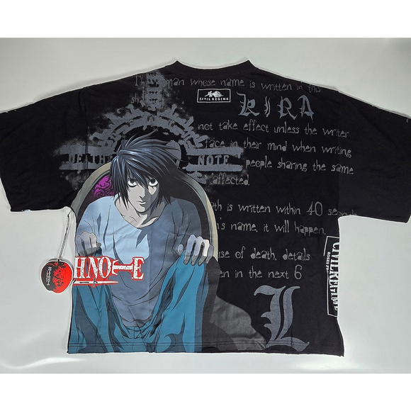 Civil Regime Other - Civil Regime x Death Note - L Side by Side Dungeon Tee XL